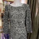 Alice + Olivia beaded black and white gown Photo 3