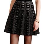 Anthropologie  Moth Jacquard Knit Skater Skirt Photo 0