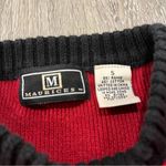 Maurice's  Red & Black Knit Long Sleeve Pullover Vintage Sweater Women’s Size S Photo 5