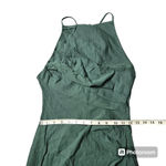 ZARA  Green High Neck Mini Dress Photo 2