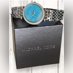 Michael Kors Women’s Silver and Turquoise Dial Face with Crystals Darci MK3403 Photo 7