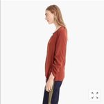 J.Crew New Point Sur drapey open V-neck top Black Photo 3