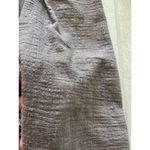 VEUX ETRE Womens Size Large Brown Shimmer Tie Dress 3/4 Sleeve Resortwear Luxury Photo 6