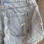 Indigo Rein  Light Blue Distressed Jean Shorts Photo 8