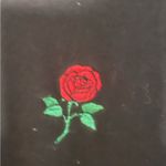 Eighty Eight  Long Sleeve shirt printed rose size medium lack unisex m trendy Photo 4