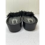 Jeffrey Campbell LF x JC Limited Edition Fringe Slip On Flat Sandals Black 10 Photo 3