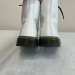 Dr. Martens White Zavala Combat Boots Lace Up 6 Women Photo 5