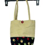 Tote Small Shoulder Bag Apples Canvas Lined Teacher School Gift Photo 0