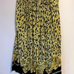 Vintage Maxi Skirt L Cheetah Print Pull On Boho Floral Hippie Rayon Brown Size L Photo 0