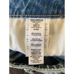 Good American  Bombshell Denim Distressed Frayed Hem High Rise Shorts Size 14 32 Photo 3