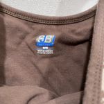 SB Active Women’s Tank Top Medium – Brown Paisley Print Athletic Top Yoga Workou Photo 4