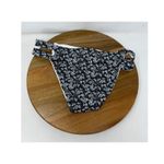 TAVIK Chloe Swimsuit Bottoms XS Black White‎ Floral Print Strappy Full Coverage Photo 7