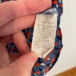 PaperMoon STITCH FIX Plus Size Holland Zipper Blouse Blue Orange Geometric Tank Photo 6