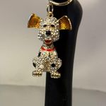 Gold and Red Dog Keychain Photo 0