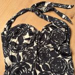 Robin Piccone  one-piece swimsuit, Sz 6, vintage Hollywood black-white floral Photo 1