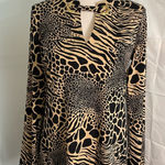 Michael Kors animal print‎ top size small Brown Photo 0