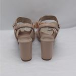 Kelly & Katie Heather Pleated Bow Platform Block Heel Sandals 8.5M Chunky Shoes Photo 8