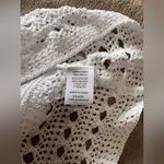 Love Tree  White Crochet Sweater Midi Dress Sleeveless Cover Up Sz S NWOT Photo 4