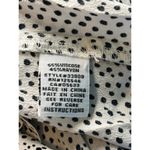 Habitat  Clothes To Live In polka dot Tie Sleeve Button Up Top Size M 33808 Photo 5