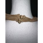 Arden B  Gold Silk Tank Halter Blouse LARGE Photo 7