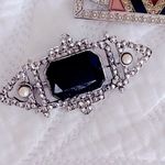 VINTAGE | Art Deco Brooch Pin Lapel Silver Enamel 30s 40s 50s Photo 1