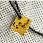 Aloha abalone flower pendant necklace on cord Photo 6