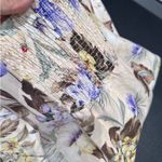 Zimmermann  Cream and Blue Floral Midi Dress Photo 10