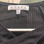 HYFVE Black Long Sleeve Crop Top Photo 1