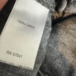 J.Jill  Love Linen Cropped Pants Size MP Petite Gray‎ Pull On Casual Lightweight Photo 2