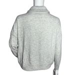 Gap Love By  Sweater Womens XS Heather Gray Turtleneck Crop Side Rainbow Stripe‎ Photo 2