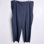 Talbots NWOT  Greenwhich Linen Dress Pant Navy Workwear Careerwear Size 18W Photo 1