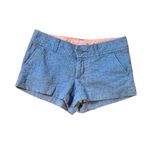Lilly Pulitzer  Women's Walsh Shorts Blue Eyelet 100% Cotton‎ Casual Size 0 Photo 1