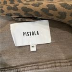 Pistola  leopard print raw hem denim jacket Photo 6
