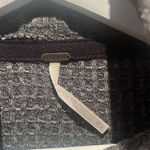 Free People  Women’s Gray Waffle knit cropped Mockneck size medium Photo 2