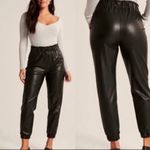 Abercrombie & Fitch NWT Abercrombie Leather Jogger Pants Photo 1