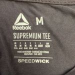 Reebok Purple Supreme Tee Speedwick Short Sleeve Crew Neck Open Back Size Medium Photo 9