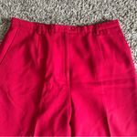 Pendleton  Vibrant Red Wool Women's Trousers size 14 Photo 1