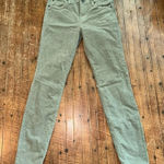 Kut From The Kloth 6 Fab AB skinny green corduroy high waist pants Photo 0