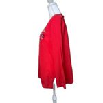 Johnny Was Sonya Floral Embroidered Popover Blouse, Size Large Photo 1