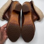 UGG  Australia Brown Lynnea 1958 Shearling Clog Boots Wood Heel S-390 Sz 7 Photo 8