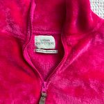 Urban Outfitters Fuschia cropped fleece pullover Photo 3
