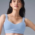 Alo Yoga Alo Airbrush Heart Throb Sports Bra - Seashell Blue White XS Photo 0