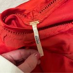 Free People  Violet Visions Elegant Red Satin Mini Dress Photo 7