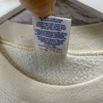 Jerzees Vintage Crewneck Sweatshirt Size L Off White Fall Pumpkin Grandma Scare Photo 8