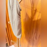 Aerie  Ruched Cropped Square Neck Tank Top Size Small light greenish gray Photo 6