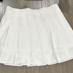NWT Elegant White Pleated Skirt Photo 0