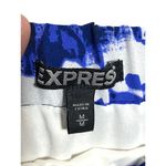 EXPRESS  Blue Maxi Skirt Paisley Side Slit Tribal Boho Bohemian Festival Women M Photo 4