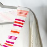 Lemlem  Cream Long Sleeve Embroidered Caftan NWT in Size Small Photo 3