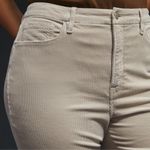 Good American NWT Good Classic Boot Corduroy Pants Cream Tan Stretch Plus Size Photo 5