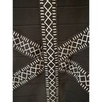 Bebe  M Slim Fit Stretchy Black Dress with black and white design tank dress Photo 2